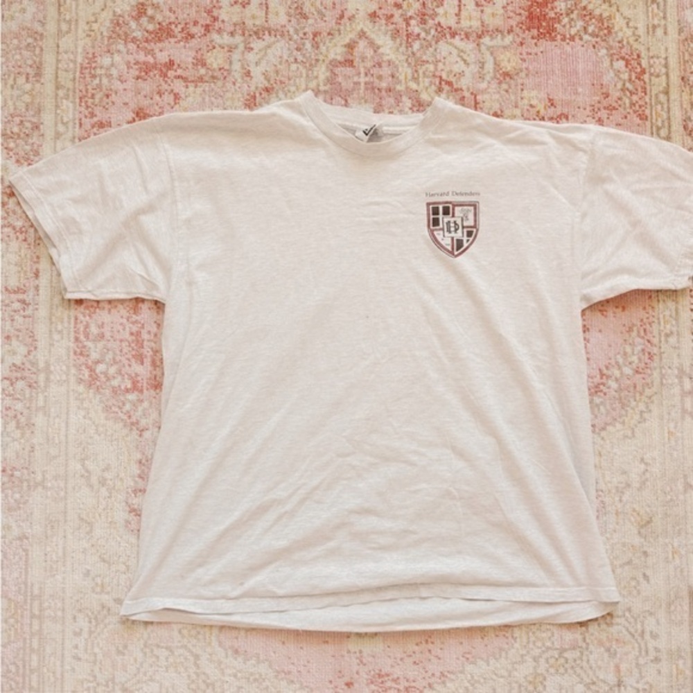 Lee, Men’s Vintage Harvard White T-Shirt